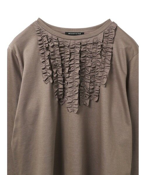 mizuiro ind / ミズイロインド カットソー | mizuiro ind フロントフリルプルオーバー | 詳細14