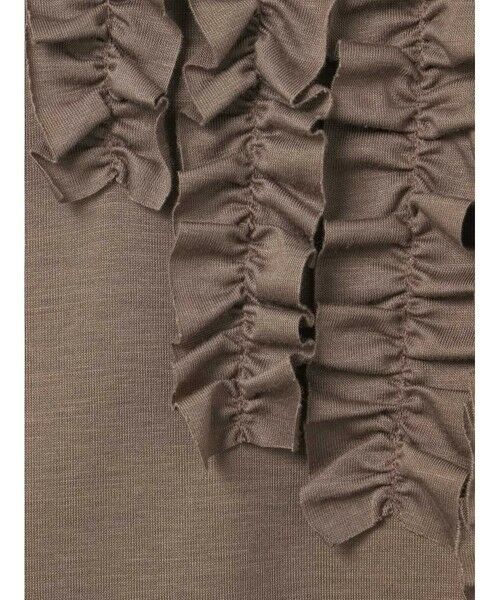 mizuiro ind / ミズイロインド カットソー | mizuiro ind フロントフリルプルオーバー | 詳細13