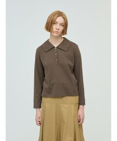 mizuiro ind / ミズイロインド カットソー | mizuiro ind ワイドカラーポロシャツ