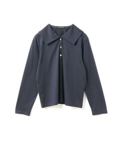 mizuiro ind / ミズイロインド カットソー | mizuiro ind ワイドカラーポロシャツ