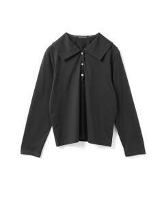 mizuiro ind / ミズイロインド カットソー | mizuiro ind ワイドカラーポロシャツ