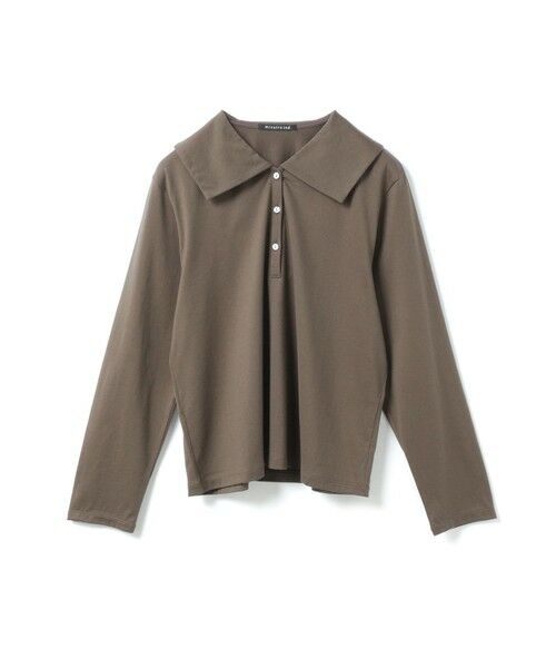 mizuiro ind / ミズイロインド カットソー | mizuiro ind ワイドカラーポロシャツ | 詳細1