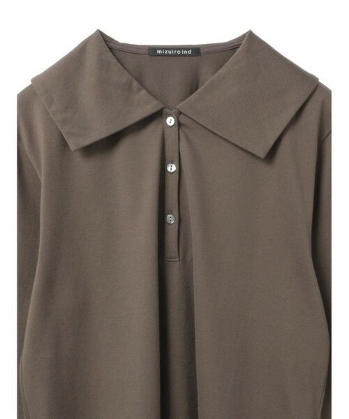 mizuiro ind / ミズイロインド カットソー | mizuiro ind ワイドカラーポロシャツ | 詳細11