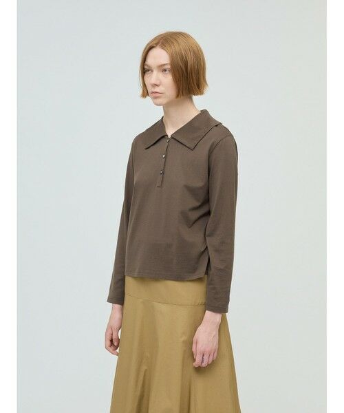 mizuiro ind / ミズイロインド カットソー | mizuiro ind ワイドカラーポロシャツ | 詳細3
