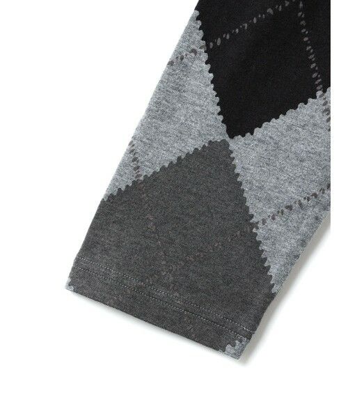 mizuiro ind / ミズイロインド カーディガン・ボレロ | mizuiro ind アーガイルプリントカーディガン | 詳細14