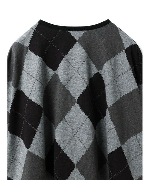 mizuiro ind / ミズイロインド カーディガン・ボレロ | mizuiro ind アーガイルプリントカーディガン | 詳細16