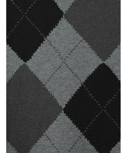 mizuiro ind / ミズイロインド カーディガン・ボレロ | mizuiro ind アーガイルプリントカーディガン | 詳細3