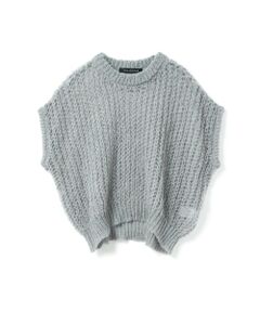 mizuiro ind / ミズイロインド ベスト | mizuiro ind ヘアリーコクーンワイドベスト