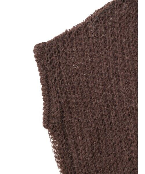 mizuiro ind / ミズイロインド ベスト | mizuiro ind ヘアリーコクーンワイドベスト | 詳細12