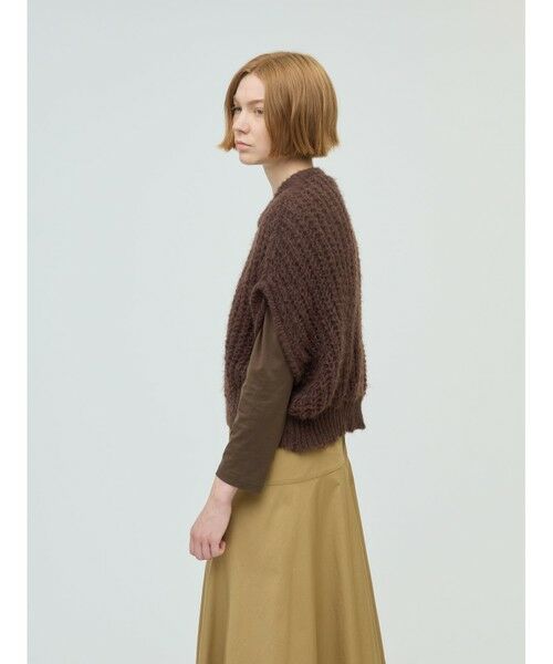 mizuiro ind / ミズイロインド ベスト | mizuiro ind ヘアリーコクーンワイドベスト | 詳細4