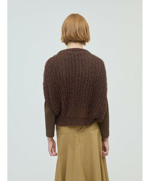 mizuiro ind / ミズイロインド ベスト | mizuiro ind ヘアリーコクーンワイドベスト | 詳細5