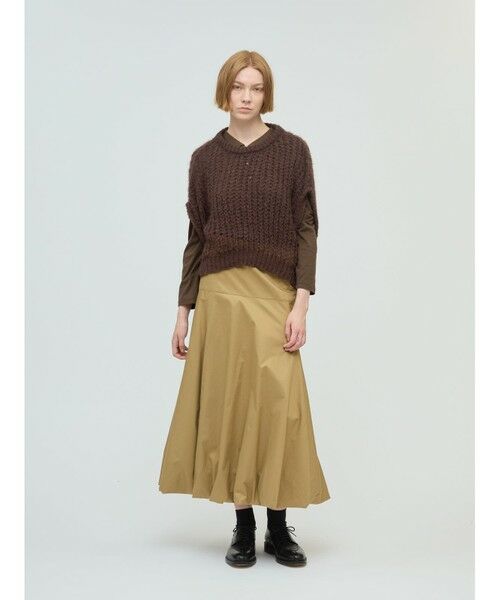 mizuiro ind / ミズイロインド ベスト | mizuiro ind ヘアリーコクーンワイドベスト | 詳細6