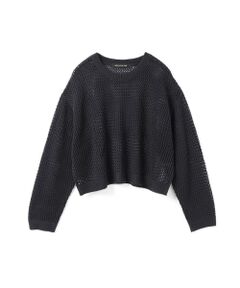 mizuiro ind / ミズイロインド ニット・セーター | mizuiro ind メッシュクルーネックプルオーバー