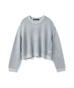 mizuiro ind / ミズイロインド ニット・セーター | mizuiro ind メッシュクルーネックプルオーバー