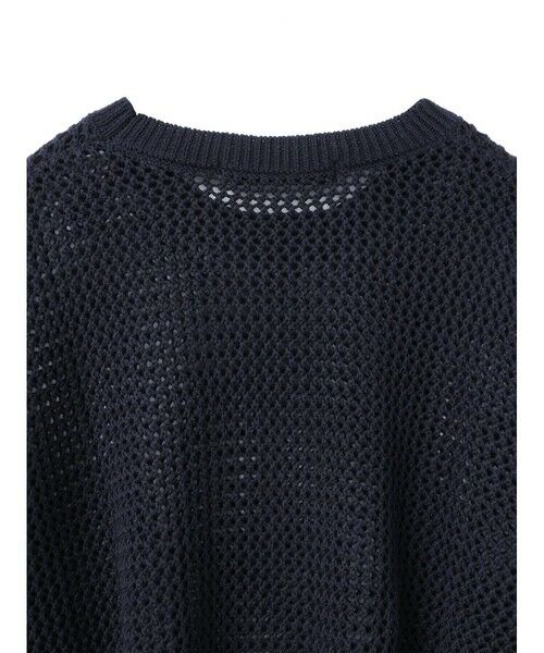 mizuiro ind / ミズイロインド ニット・セーター | mizuiro ind メッシュクルーネックプルオーバー | 詳細15