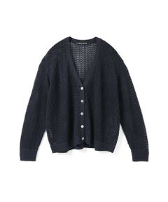 mizuiro ind / ミズイロインド カーディガン・ボレロ | mizuiro ind メッシュVネックカーディガン
