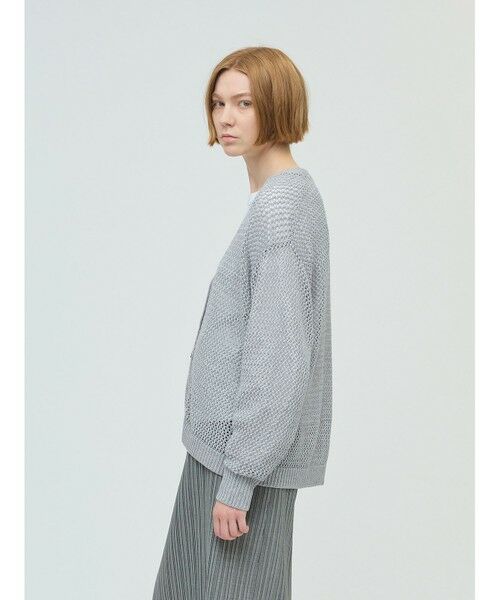 mizuiro ind / ミズイロインド カーディガン・ボレロ | mizuiro ind メッシュVネックカーディガン | 詳細13