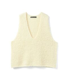mizuiro ind / ミズイロインド ベスト | mizuiro ind へアリーVネックベスト