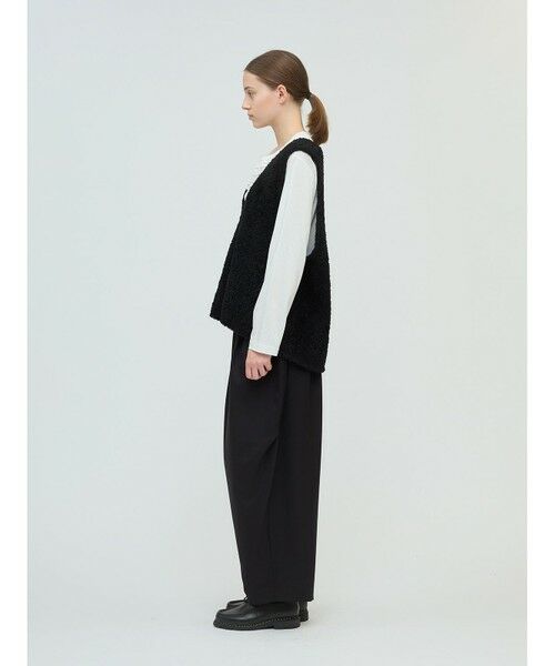 mizuiro ind / ミズイロインド ベスト | mizuiro ind へアリーVネックベスト | 詳細9