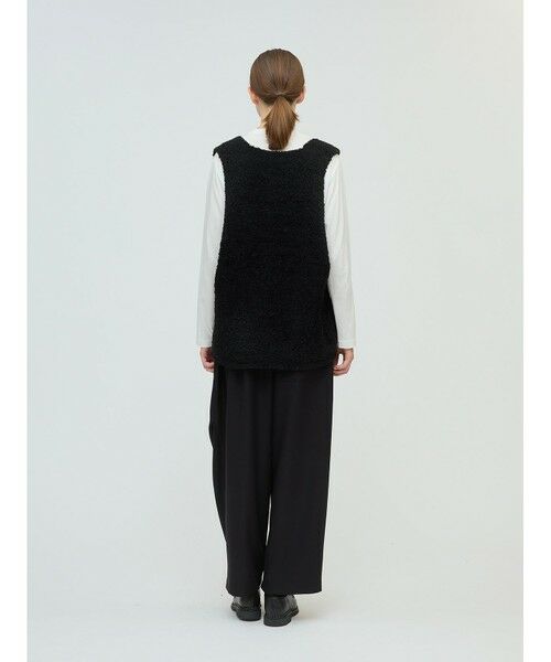 mizuiro ind / ミズイロインド ベスト | mizuiro ind へアリーVネックベスト | 詳細10