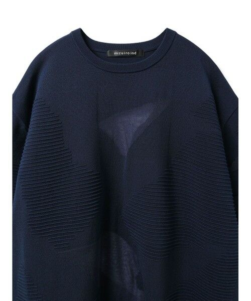 mizuiro ind / ミズイロインド ニット・セーター | mizuiro ind シアーパターンチュニック | 詳細3