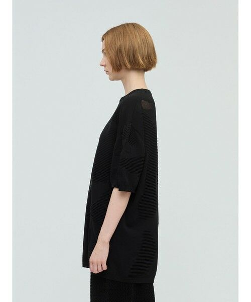 mizuiro ind / ミズイロインド ニット・セーター | mizuiro ind シアーパターンチュニック | 詳細11