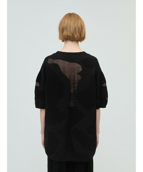mizuiro ind / ミズイロインド ニット・セーター | mizuiro ind シアーパターンチュニック | 詳細12