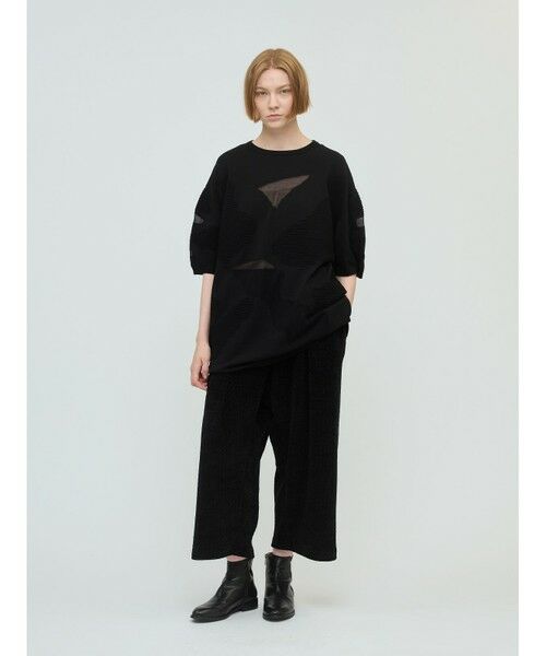 mizuiro ind / ミズイロインド ニット・セーター | mizuiro ind シアーパターンチュニック | 詳細13