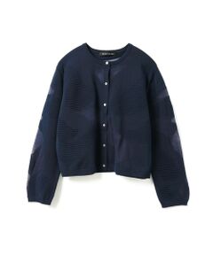 mizuiro ind / ミズイロインド カーディガン・ボレロ | mizuiro ind シアーパターンカーディガン