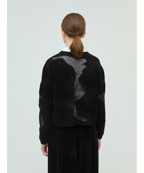 mizuiro ind / ミズイロインド カーディガン・ボレロ | mizuiro ind シアーパターンカーディガン | 詳細11
