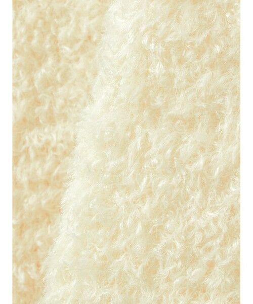 mizuiro ind / ミズイロインド カーディガン・ボレロ | mizuiro ind ポケット付きヘアリークルーネックカーディガン | 詳細1