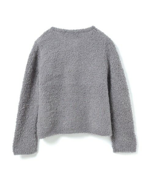 mizuiro ind / ミズイロインド カーディガン・ボレロ | mizuiro ind ポケット付きヘアリークルーネックカーディガン | 詳細16