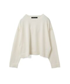 mizuiro ind / ミズイロインド ニット・セーター | mizuiro ind クルーネックワイドチュニッククロシェ