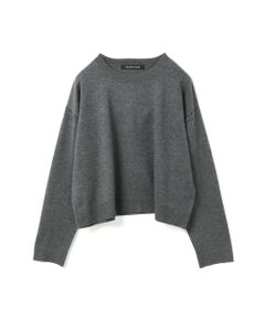 mizuiro ind / ミズイロインド ニット・セーター | mizuiro ind クルーネックワイドチュニッククロシェ