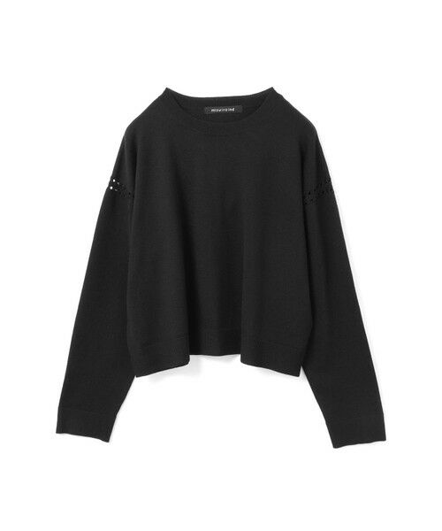 mizuiro ind / ミズイロインド ニット・セーター | mizuiro ind クルーネックワイドチュニッククロシェ | 詳細2