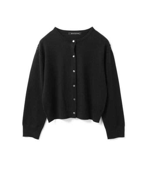 mizuiro ind / ミズイロインド ニット・セーター | mizuiro ind クルーネックカーディガンクロシェ | 詳細2