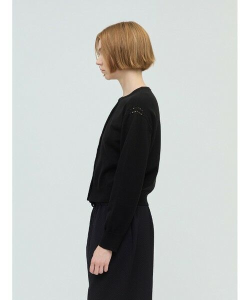 mizuiro ind / ミズイロインド ニット・セーター | mizuiro ind クルーネックカーディガンクロシェ | 詳細5