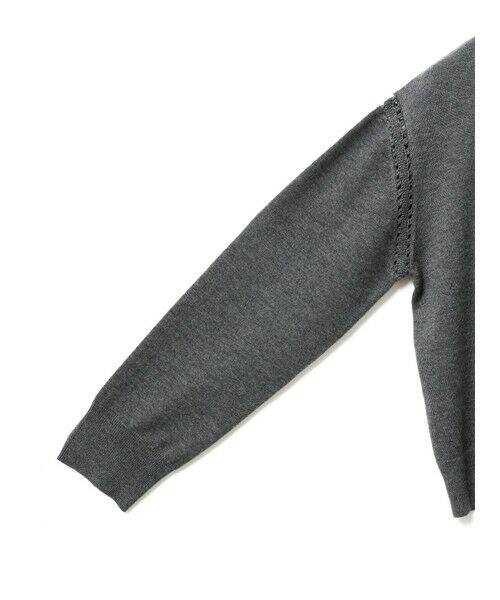 mizuiro ind / ミズイロインド ニット・セーター | mizuiro ind クルーネックカーディガンクロシェ | 詳細14