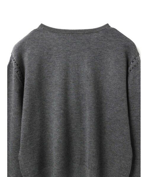 mizuiro ind / ミズイロインド ニット・セーター | mizuiro ind クルーネックカーディガンクロシェ | 詳細17