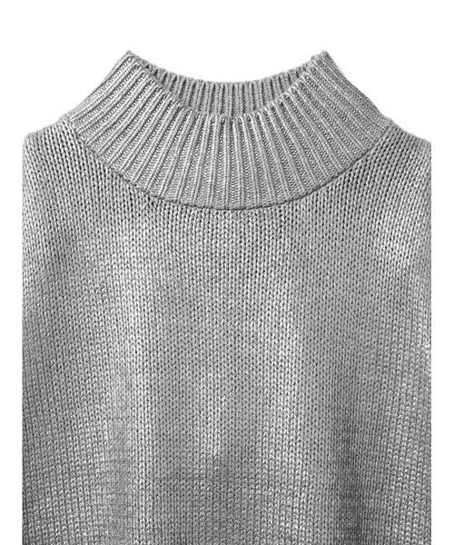 mizuiro ind / ミズイロインド ベスト | mizuiro ind 箔プリントハイネックベスト | 詳細11