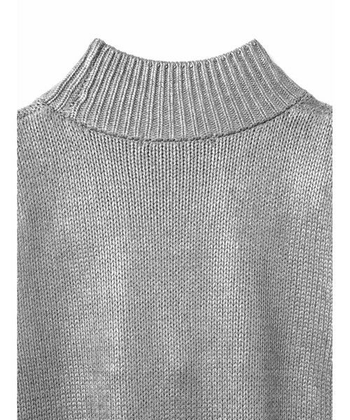 mizuiro ind / ミズイロインド ベスト | mizuiro ind 箔プリントハイネックベスト | 詳細15