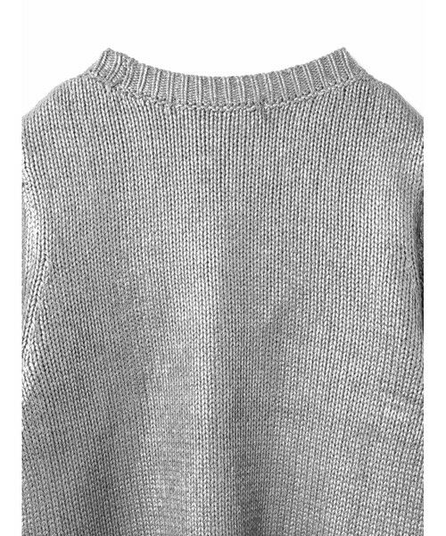 mizuiro ind / ミズイロインド ニット・セーター | mizuiro ind 箔プリントハーフスリーブプルオーバー | 詳細15