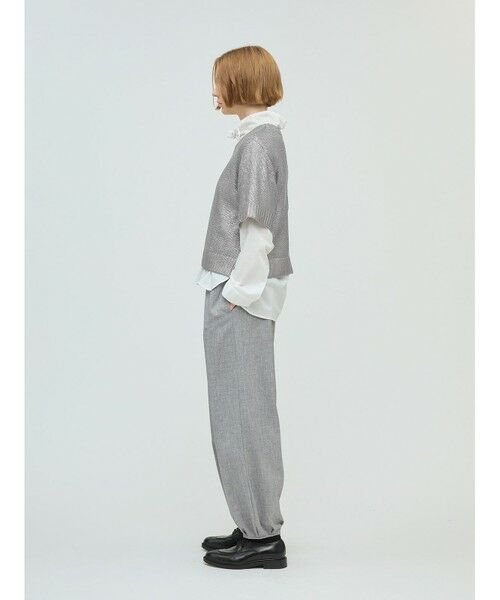 mizuiro ind / ミズイロインド ニット・セーター | mizuiro ind 箔プリントハーフスリーブプルオーバー | 詳細9