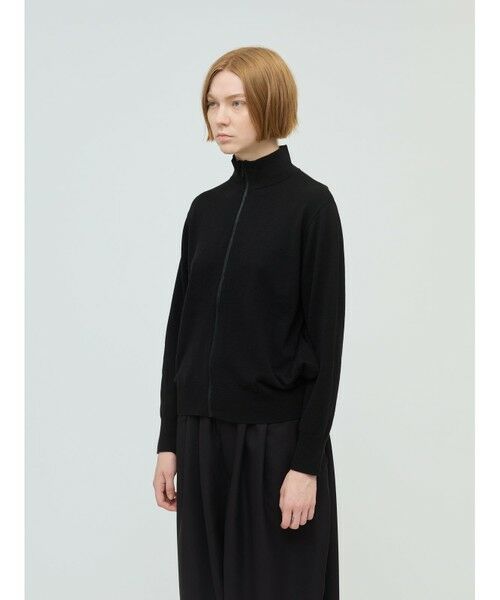 mizuiro ind / ミズイロインド カーディガン・ボレロ | mizuiro ind ハイネックジップカーディガン | 詳細10