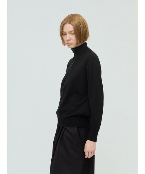 mizuiro ind / ミズイロインド カーディガン・ボレロ | mizuiro ind ハイネックジップカーディガン | 詳細11
