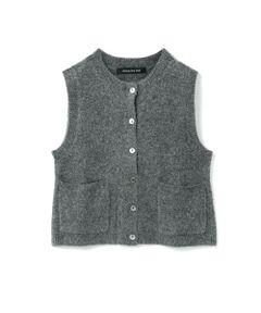 mizuiro ind / ミズイロインド ベスト | mizuiro ind ブークレクルーネックベスト