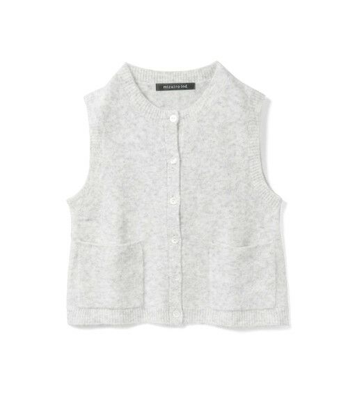 mizuiro ind / ミズイロインド ベスト | mizuiro ind ブークレクルーネックベスト | 詳細1