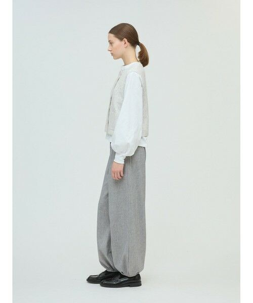 mizuiro ind / ミズイロインド ベスト | mizuiro ind ブークレクルーネックベスト | 詳細8