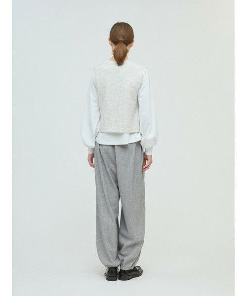 mizuiro ind / ミズイロインド ベスト | mizuiro ind ブークレクルーネックベスト | 詳細9