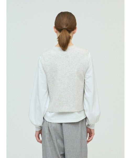 mizuiro ind / ミズイロインド ベスト | mizuiro ind ブークレクルーネックベスト | 詳細5